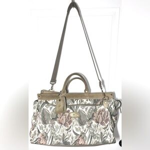 Destinations Vintage Travel Bag Floral Tapestry Large